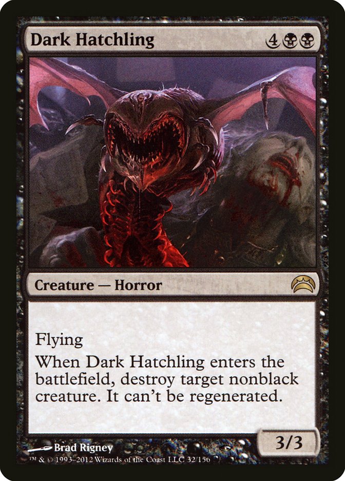 Dark Hatchling [Planechase 2012] | Black Swamp Games