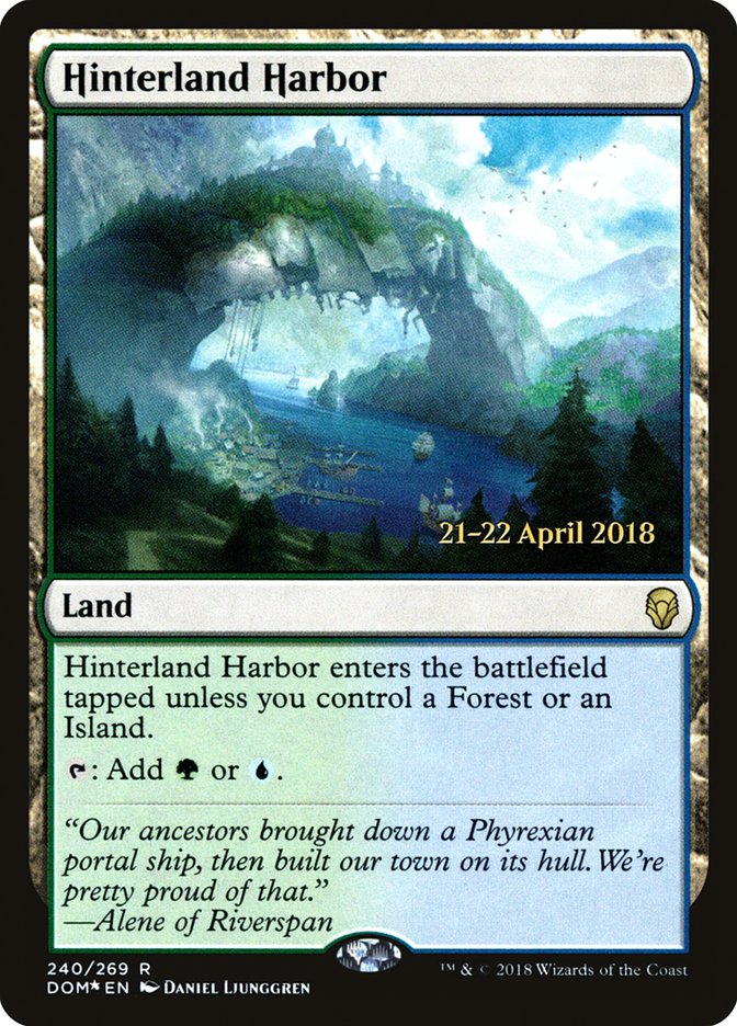 Hinterland Harbor [Dominaria Prerelease Promos] | Black Swamp Games