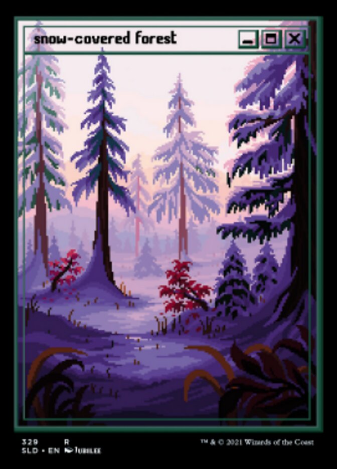Snow-Covered Forest (329) [Secret Lair Drop Series] | Black Swamp Games