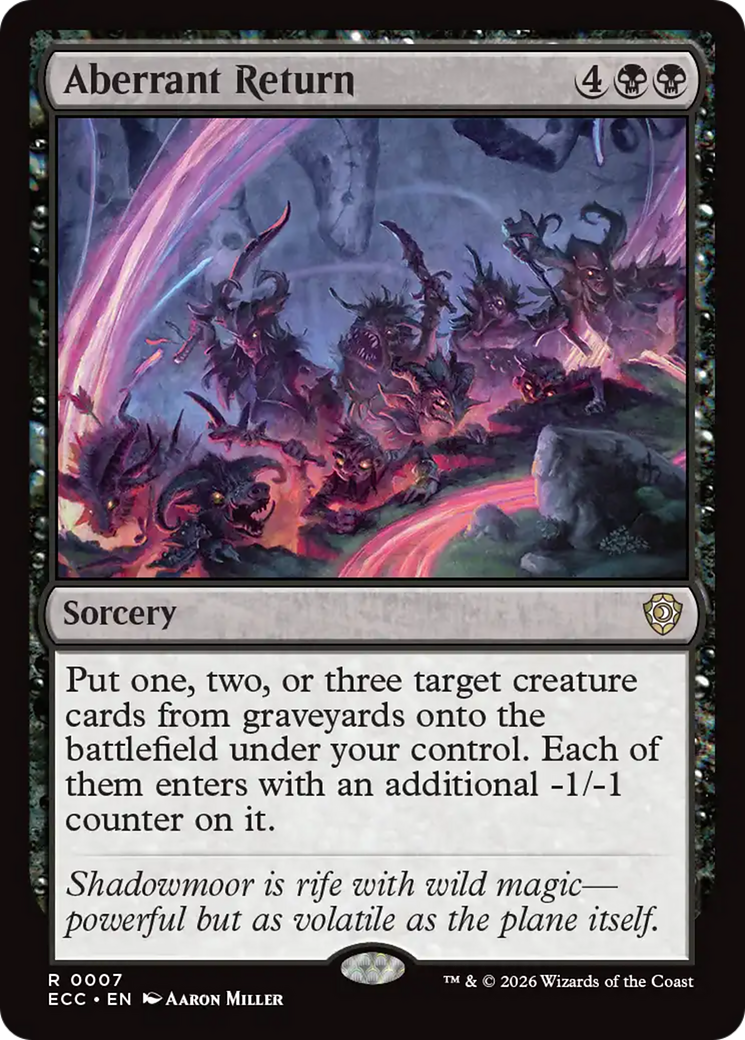 Aberrant Return [Lorwyn Eclipsed Commander] | Black Swamp Games