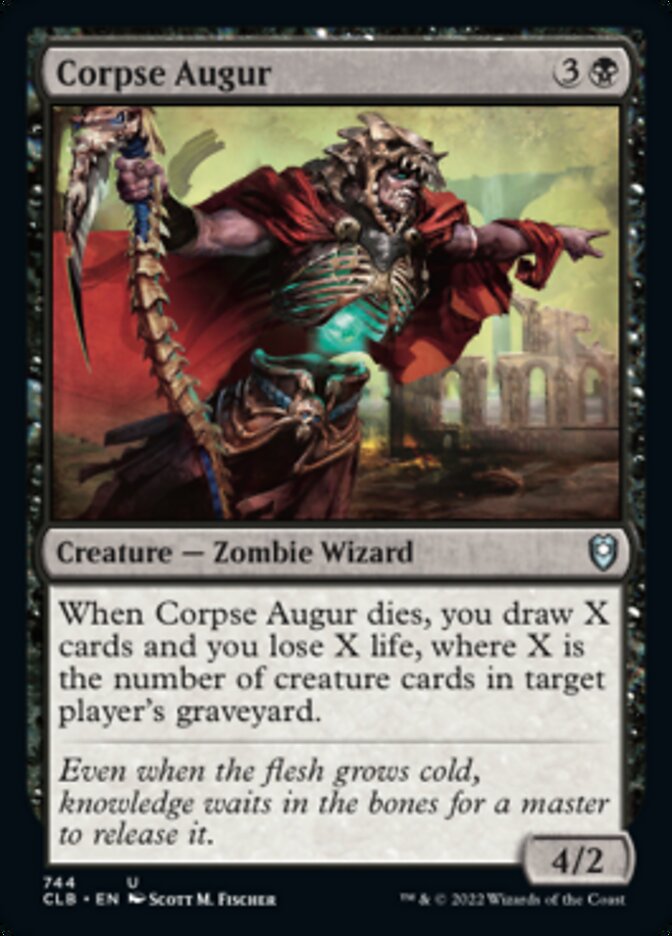 Corpse Augur [Commander Legends: Battle for Baldur's Gate] | Black Swamp Games