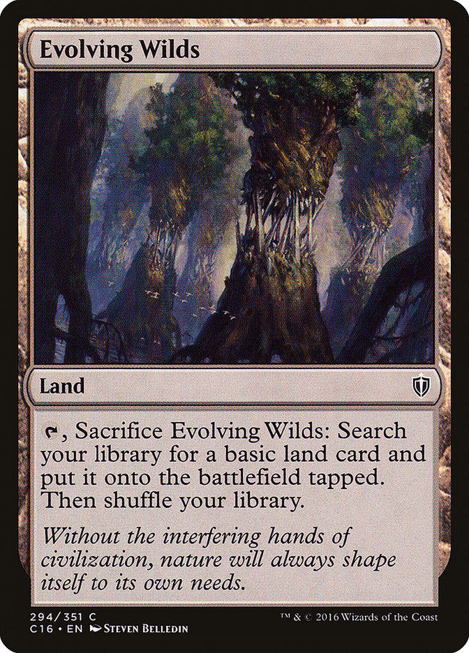 Evolving Wilds [Commander 2016] | Black Swamp Games