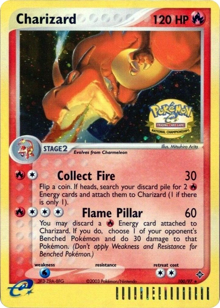 Charizard (100/097) (National Championships) [League & Championship Cards] | Black Swamp Games