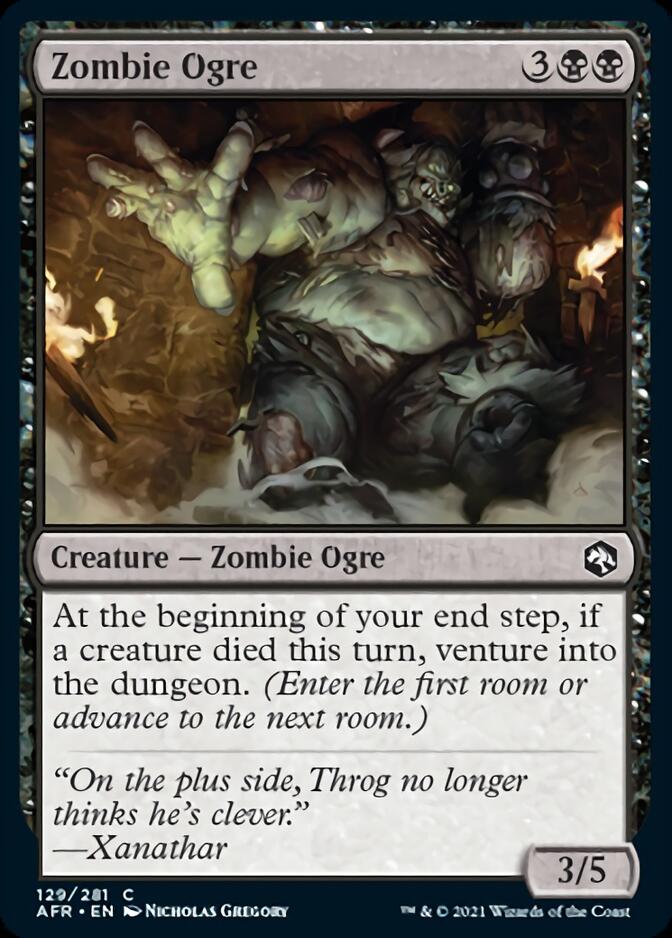 Zombie Ogre [Dungeons & Dragons: Adventures in the Forgotten Realms] | Black Swamp Games