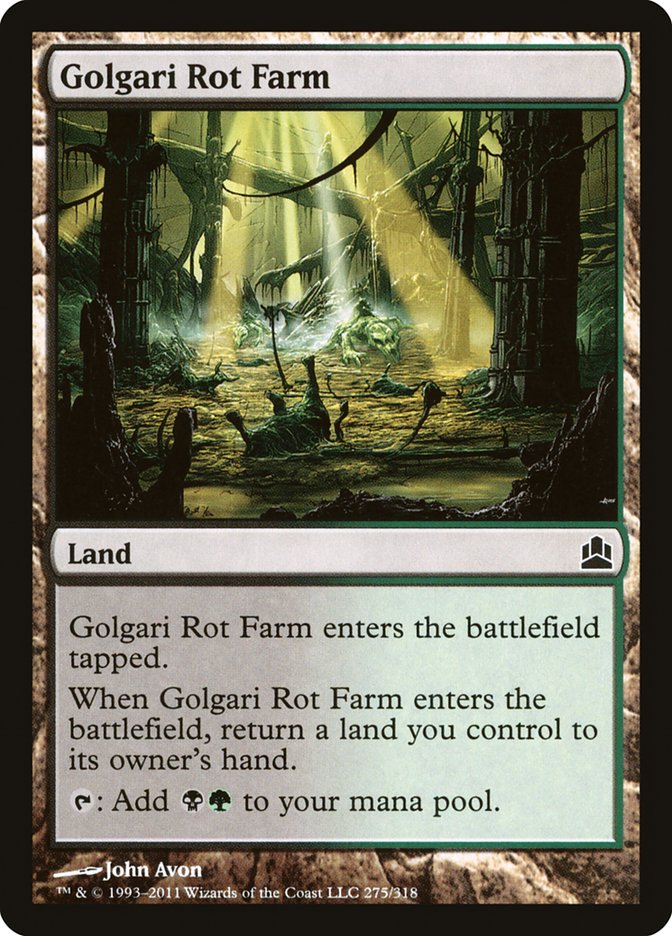 Golgari Rot Farm [Commander 2011] | Black Swamp Games