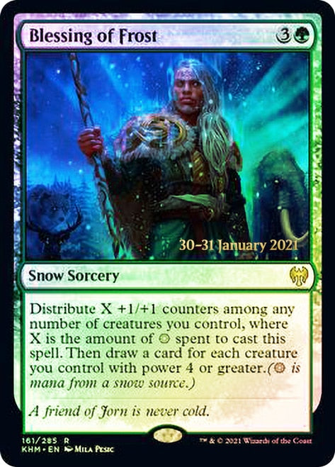 Blessing of Frost [Kaldheim Prerelease Promos] | Black Swamp Games