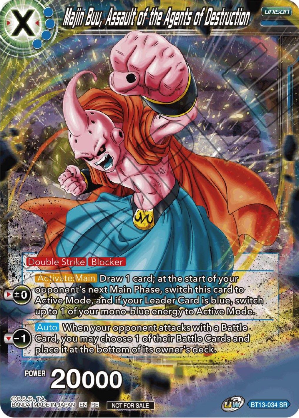 Majin Buu, Assault of the Agents of Destruction (Championship Selection Pack 2023 Vol.1) (BT13-034) [Tournament Promotion Cards] | Black Swamp Games