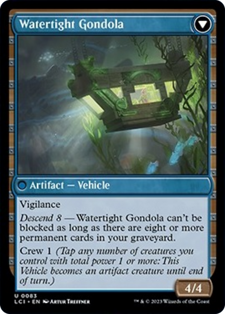 Waterlogged Hulk // Watertight Gondola [The Lost Caverns of Ixalan] | Black Swamp Games