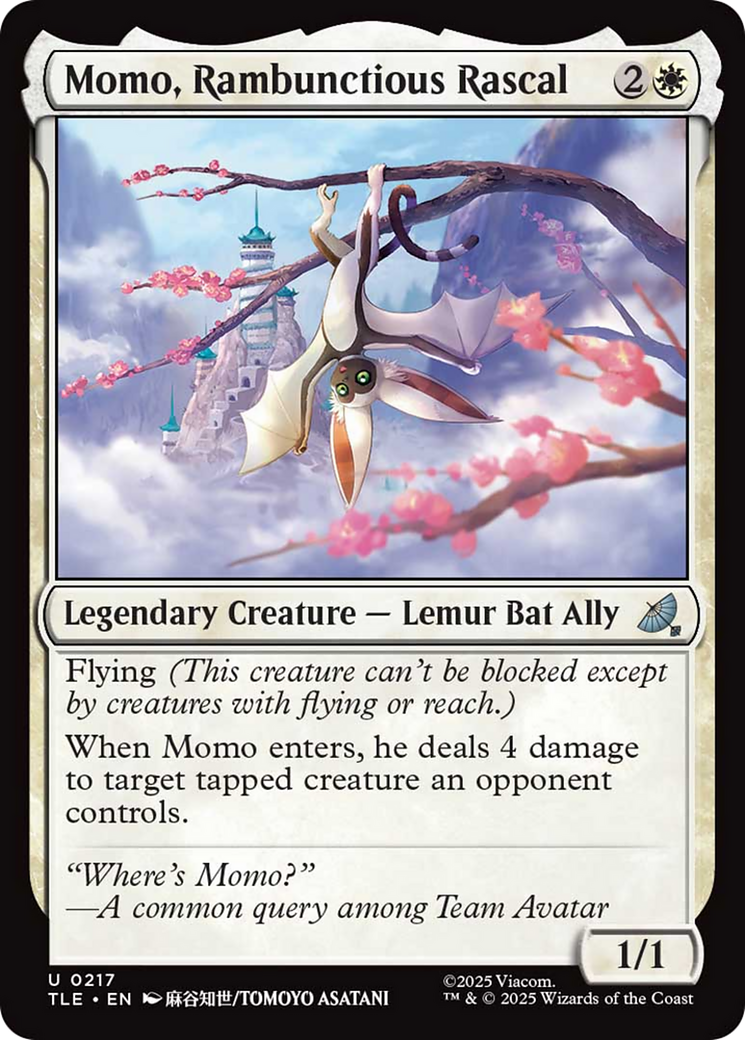 Momo, Rambunctious Rascal [Avatar: The Last Airbender: Eternal-Legal] | Black Swamp Games