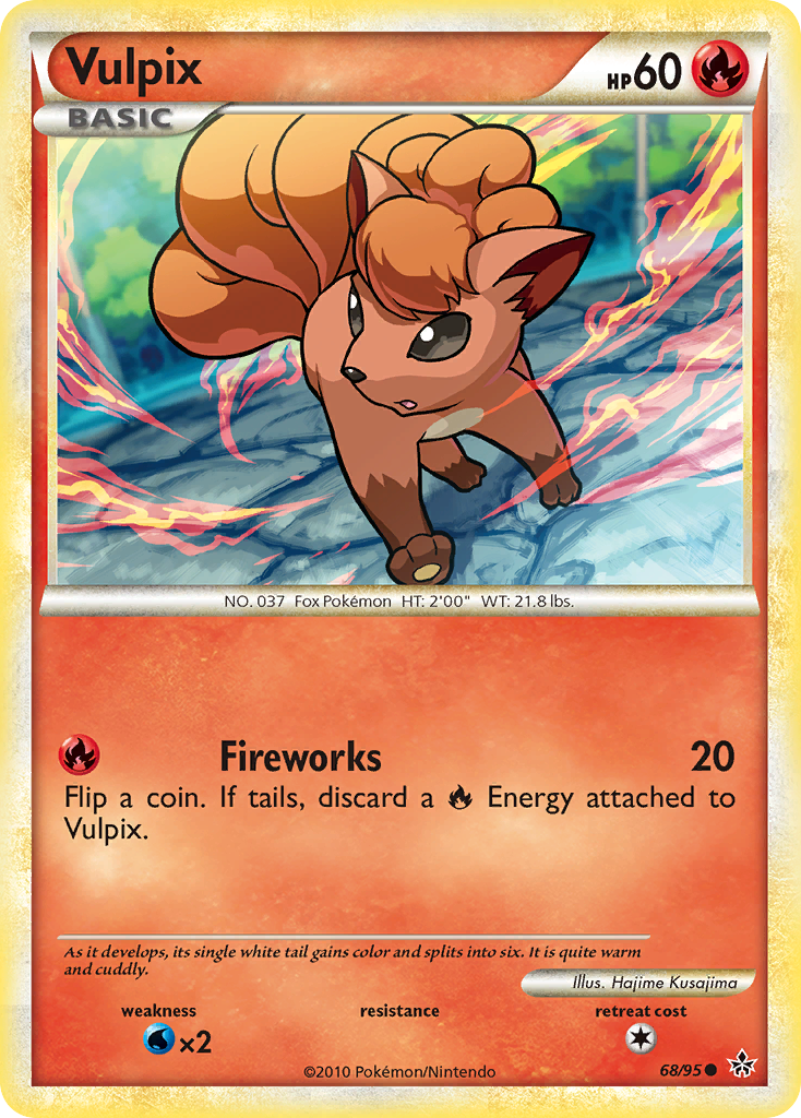 Vulpix (68/95) [HeartGold & SoulSilver: Unleashed] | Black Swamp Games