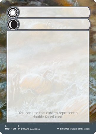 Helper Card (8/9) [Innistrad: Midnight Hunt Tokens] | Black Swamp Games