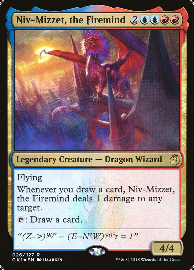 Niv-Mizzet, the Firemind [Guilds of Ravnica Guild Kit] | Black Swamp Games