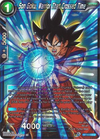 Son Goku, Warrior That Crossed Time (BT10-038) [Rise of the Unison Warrior 2nd Edition] | Black Swamp Games