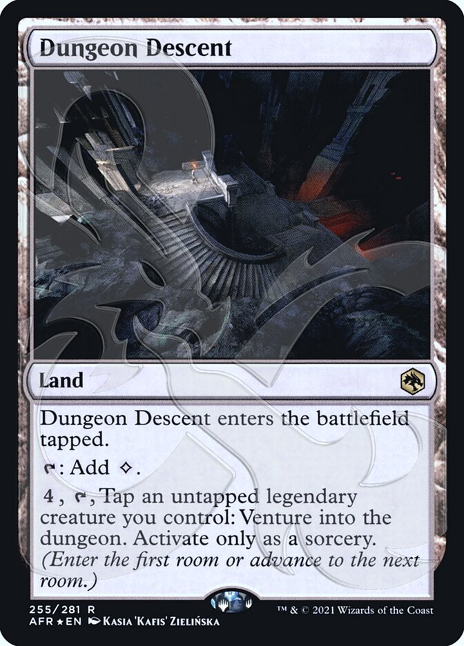Dungeon Descent (Ampersand Promo) [Dungeons & Dragons: Adventures in the Forgotten Realms Promos] | Black Swamp Games