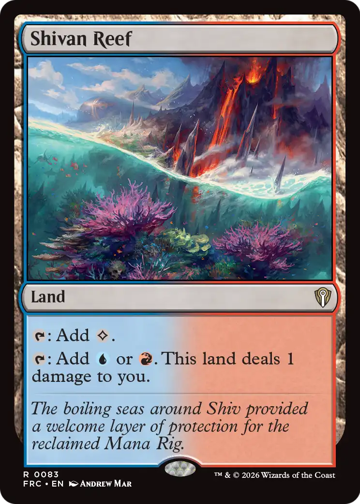 Shivan Reef [Reality Fracture Commander] | Black Swamp Games