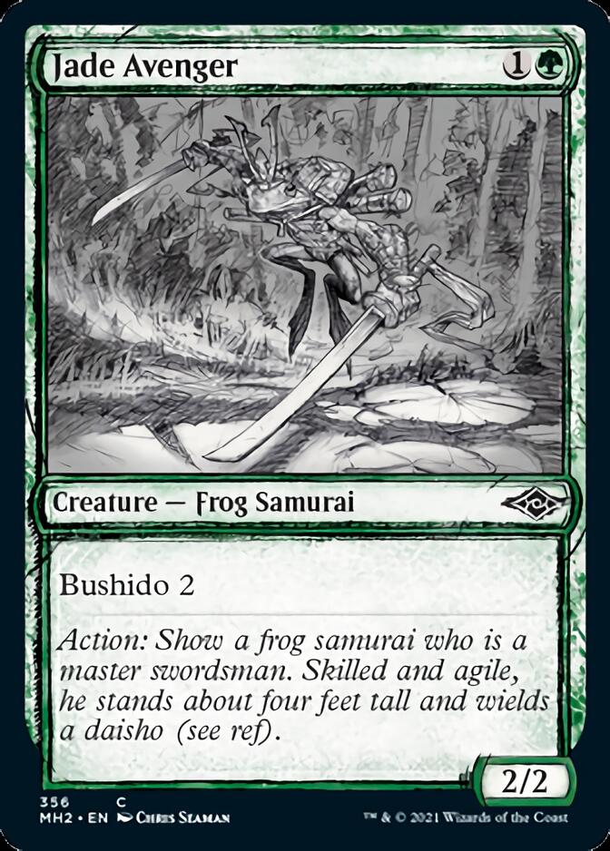 Jade Avenger (Sketch) [Modern Horizons 2] | Black Swamp Games