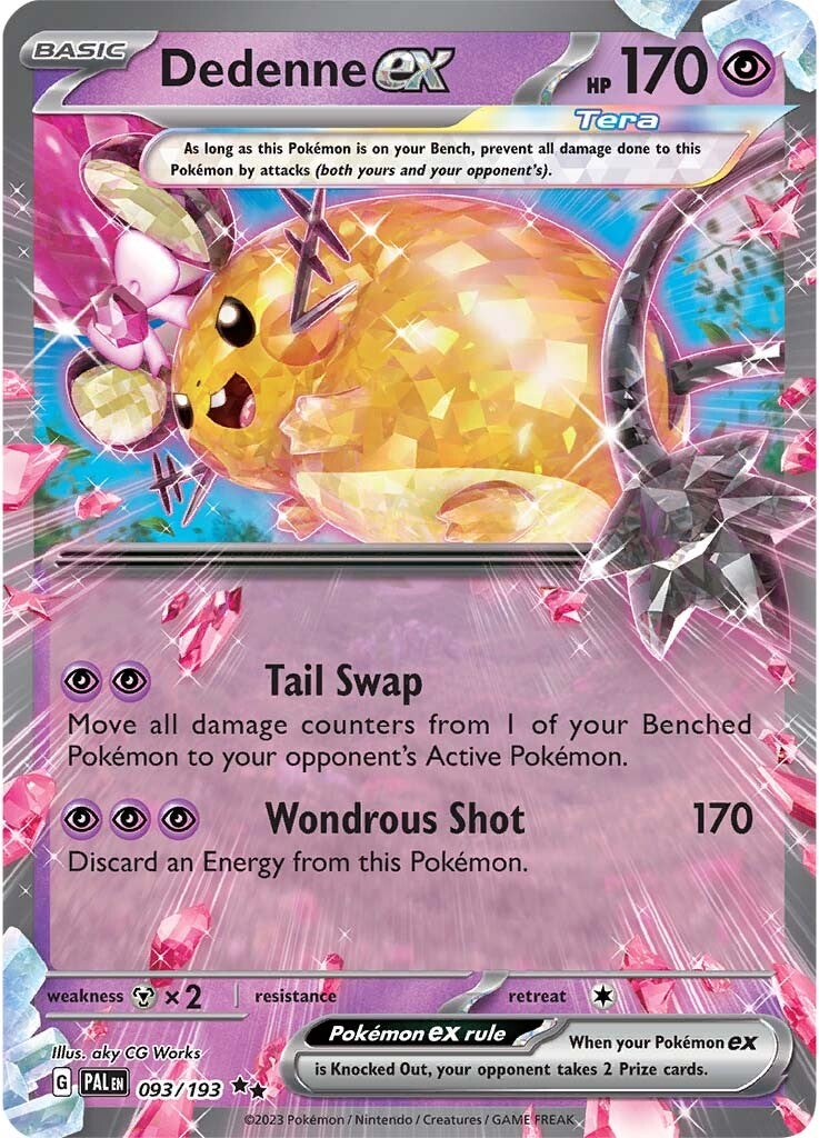 Dedenne ex (093/193) [Scarlet & Violet: Paldea Evolved] | Black Swamp Games