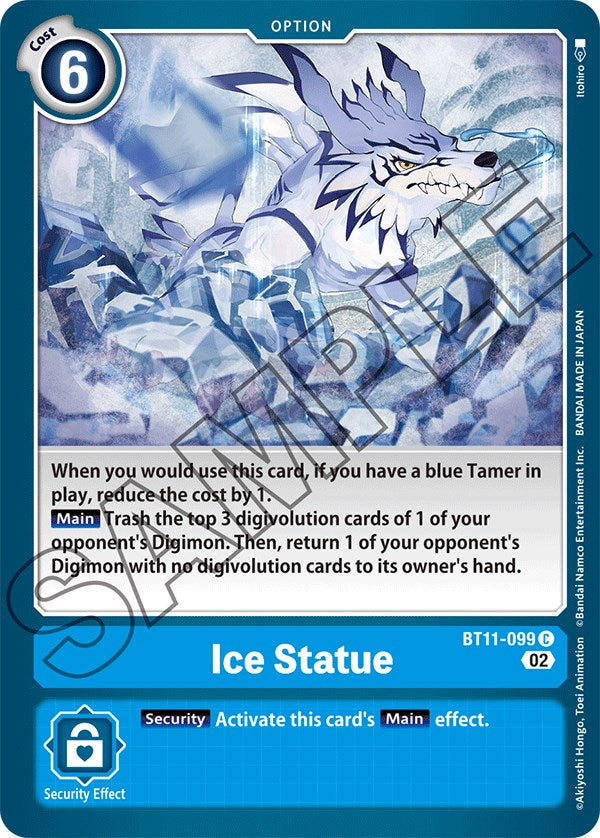 Ice Statue [BT11-099] [Dimensional Phase] | Black Swamp Games