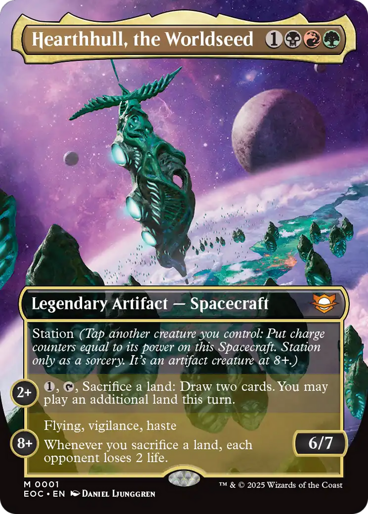 Hearthhull, the Worldseed (Borderless) [Edge of Eternities Commander] | Black Swamp Games