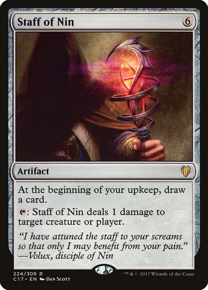 Staff of Nin [Commander 2017] | Black Swamp Games