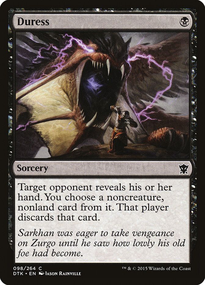 Duress [Dragons of Tarkir] | Black Swamp Games