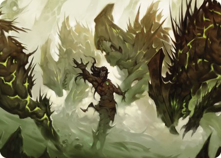 Ezuri's Predation Art Card [Commander Masters Art Series] | Black Swamp Games