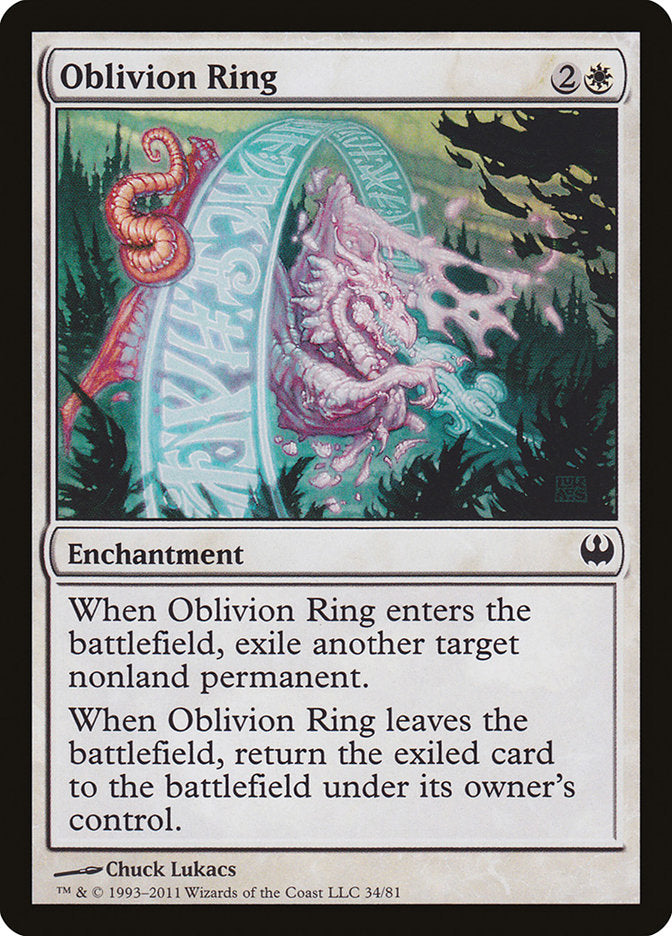 Oblivion Ring [Duel Decks: Knights vs. Dragons] | Black Swamp Games