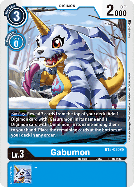 Gabumon [BT5-020] [Battle of Omni] | Black Swamp Games