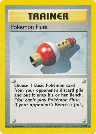 Pokemon Flute (86/102) [Base Set Unlimited] | Black Swamp Games