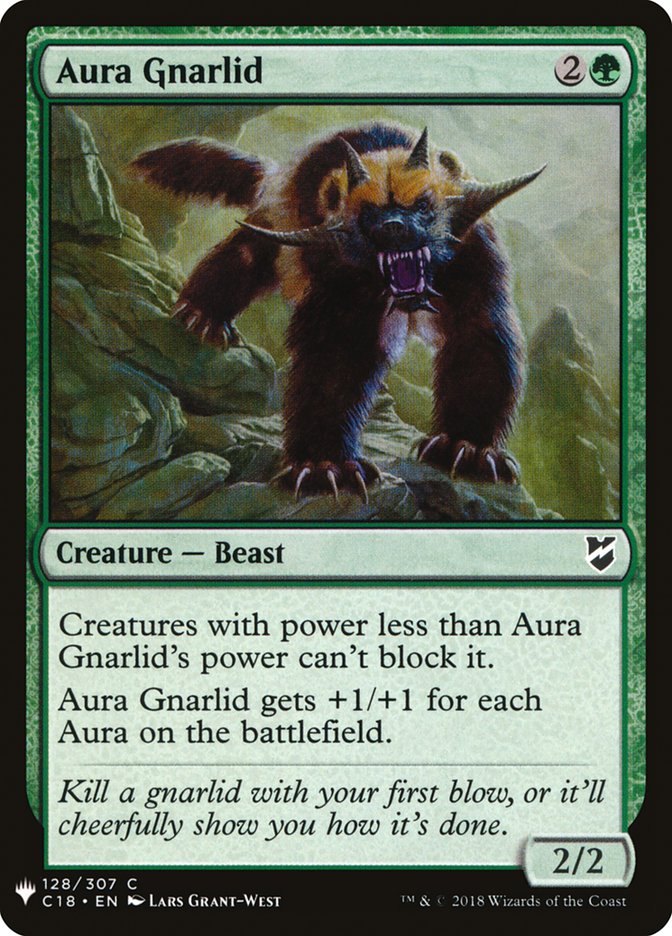 Aura Gnarlid [Mystery Booster] | Black Swamp Games