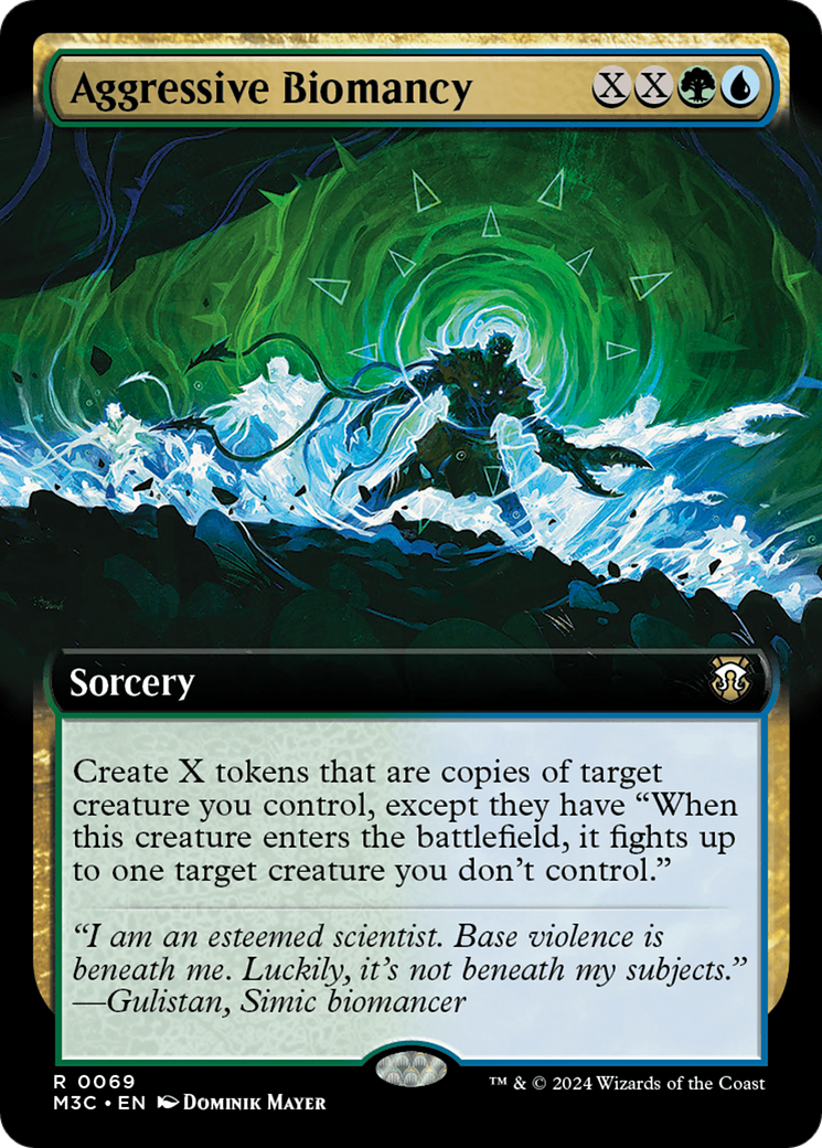 Aggressive Biomancy (Extended Art) [Modern Horizons 3 Commander] | Black Swamp Games