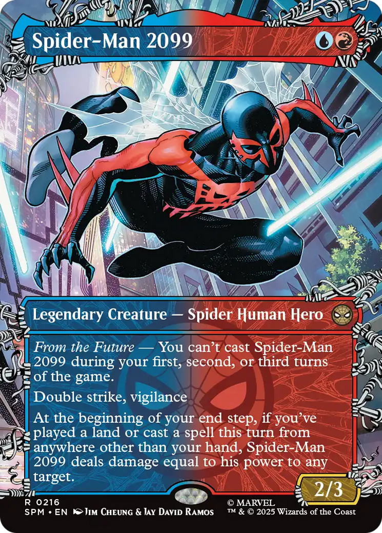 Spider-Man 2099 (0216) (Borderless) [Marvel's Spider-Man] | Black Swamp Games