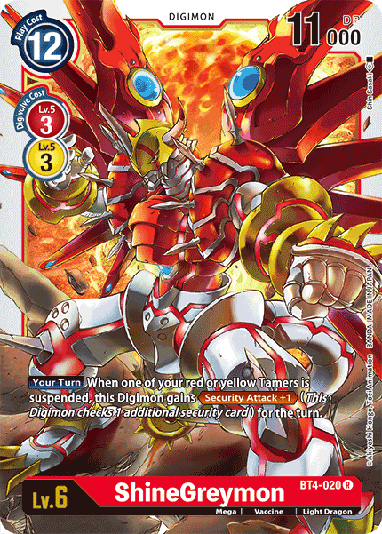 ShineGreymon [BT4-020] [Great Legend] | Black Swamp Games