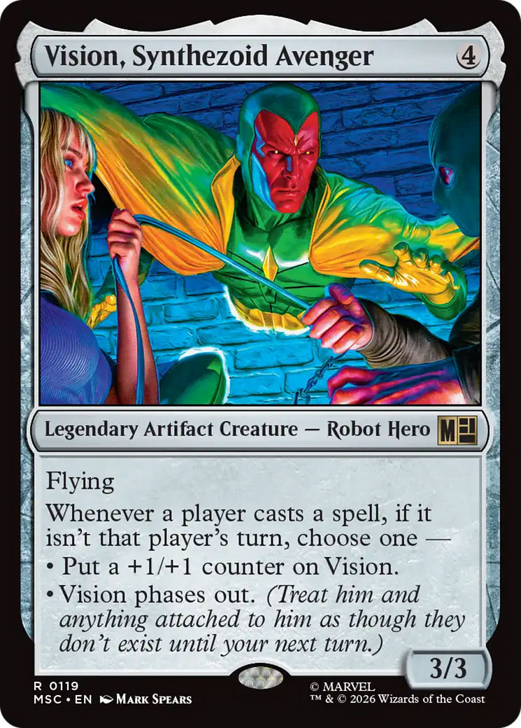 Vision, Synthezoid Avenger [Marvel Super Heroes Commander] | Black Swamp Games