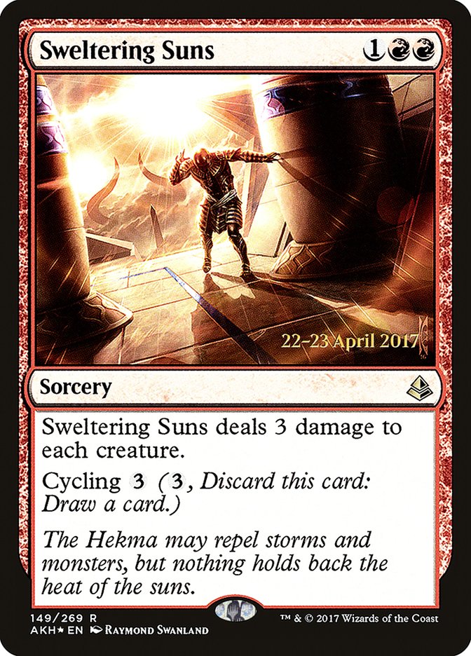 Sweltering Suns [Amonkhet Prerelease Promos] | Black Swamp Games