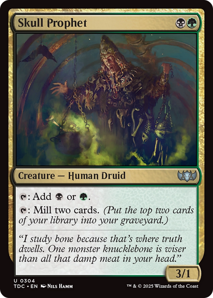 Skull Prophet [Tarkir: Dragonstorm Commander] | Black Swamp Games