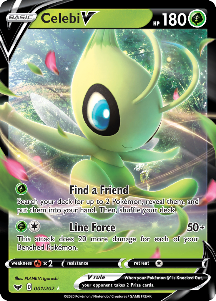 Celebi V (001/202) [Sword & Shield: Base Set] | Black Swamp Games