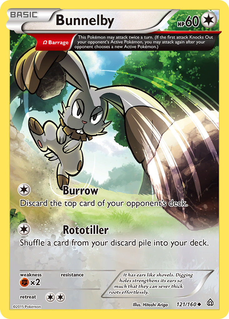 Bunnelby (121/160) [XY: Primal Clash] | Black Swamp Games