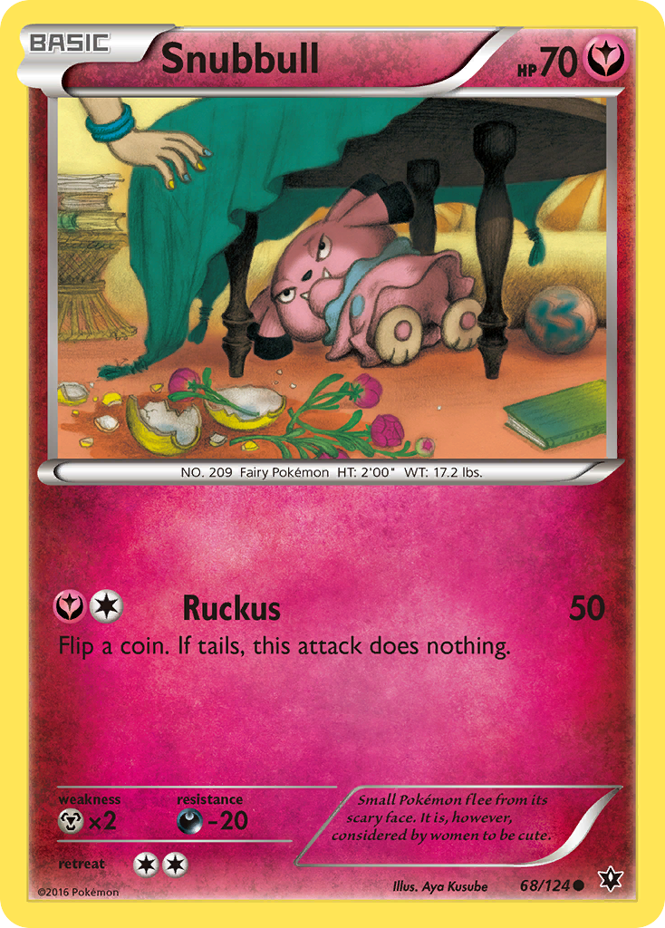 Snubbull (68/124) [XY: Fates Collide] | Black Swamp Games