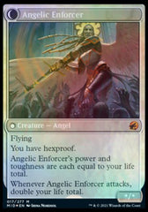 Enduring Angel // Angelic Enforcer [Innistrad: Midnight Hunt Prerelease Promos] | Black Swamp Games