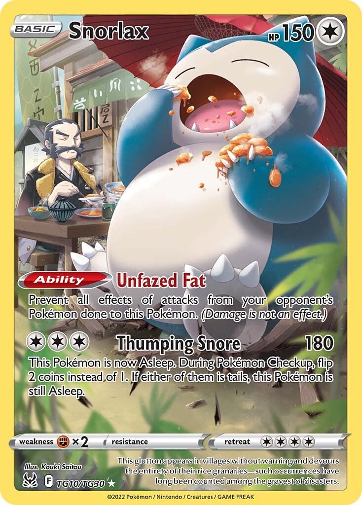 Snorlax (TG10/TG30) [Sword & Shield: Lost Origin] | Black Swamp Games