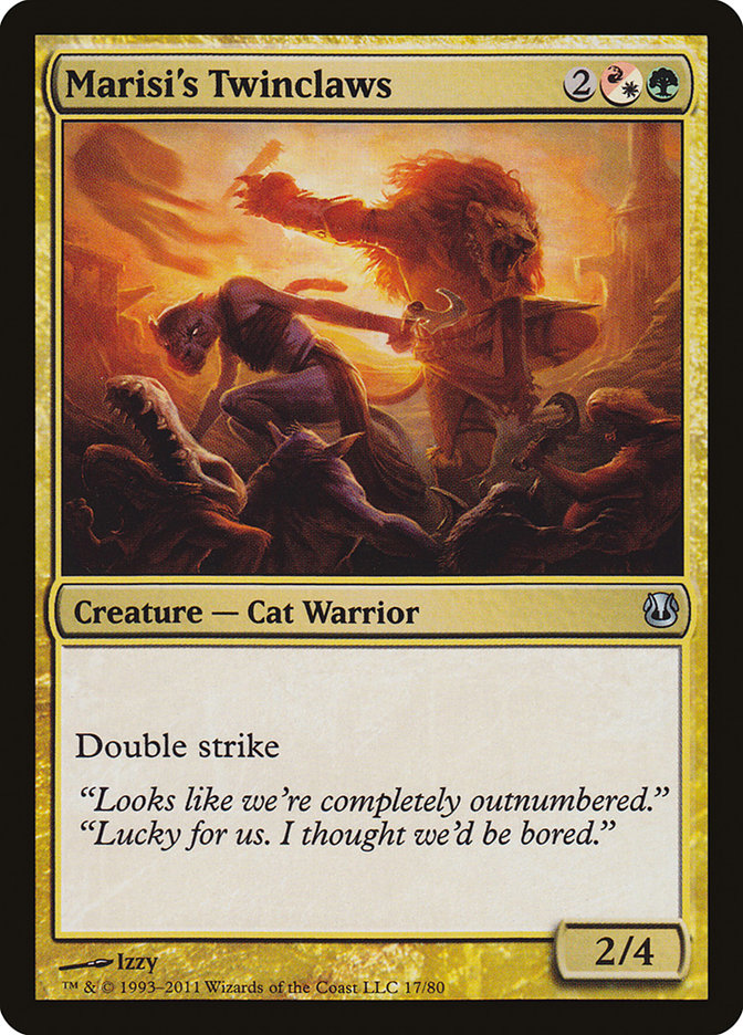 Marisi's Twinclaws [Duel Decks: Ajani vs. Nicol Bolas] | Black Swamp Games