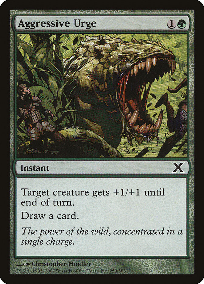 Aggressive Urge [Tenth Edition] | Black Swamp Games
