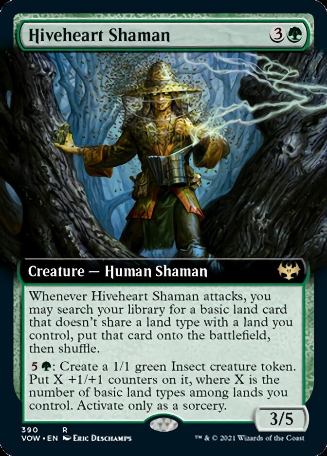Hiveheart Shaman (Extended Art) [Innistrad: Crimson Vow] | Black Swamp Games