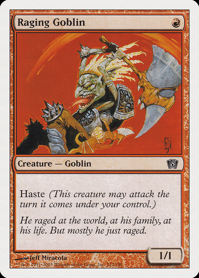 Raging Goblin [Eighth Edition] | Black Swamp Games