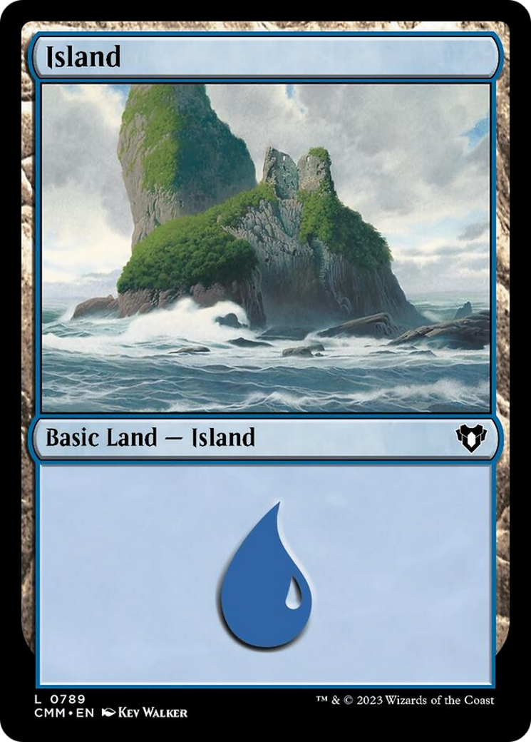 Island (789) [Commander Masters] | Black Swamp Games
