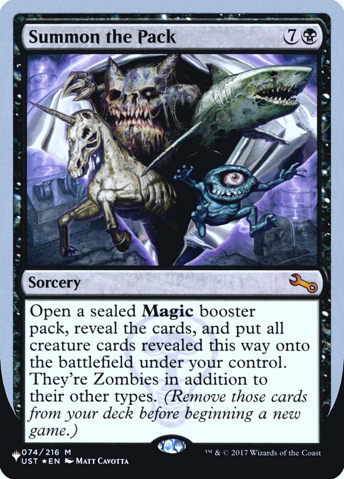 Summon the Pack (Unfinity Foil Edition) [The List] | Black Swamp Games