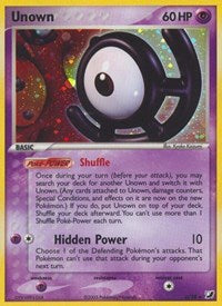 Unown (U) (U/28) [EX: Unseen Forces] | Black Swamp Games