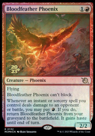 Bloodfeather Phoenix [March of the Machine Prerelease Promos] | Black Swamp Games