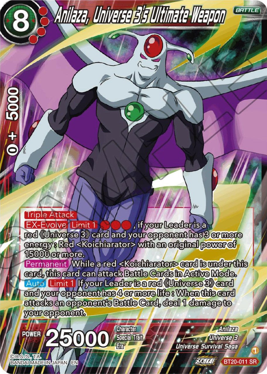Anilaza, Universe 3's Ultimate Weapon (BT20-011) [Power Absorbed] | Black Swamp Games